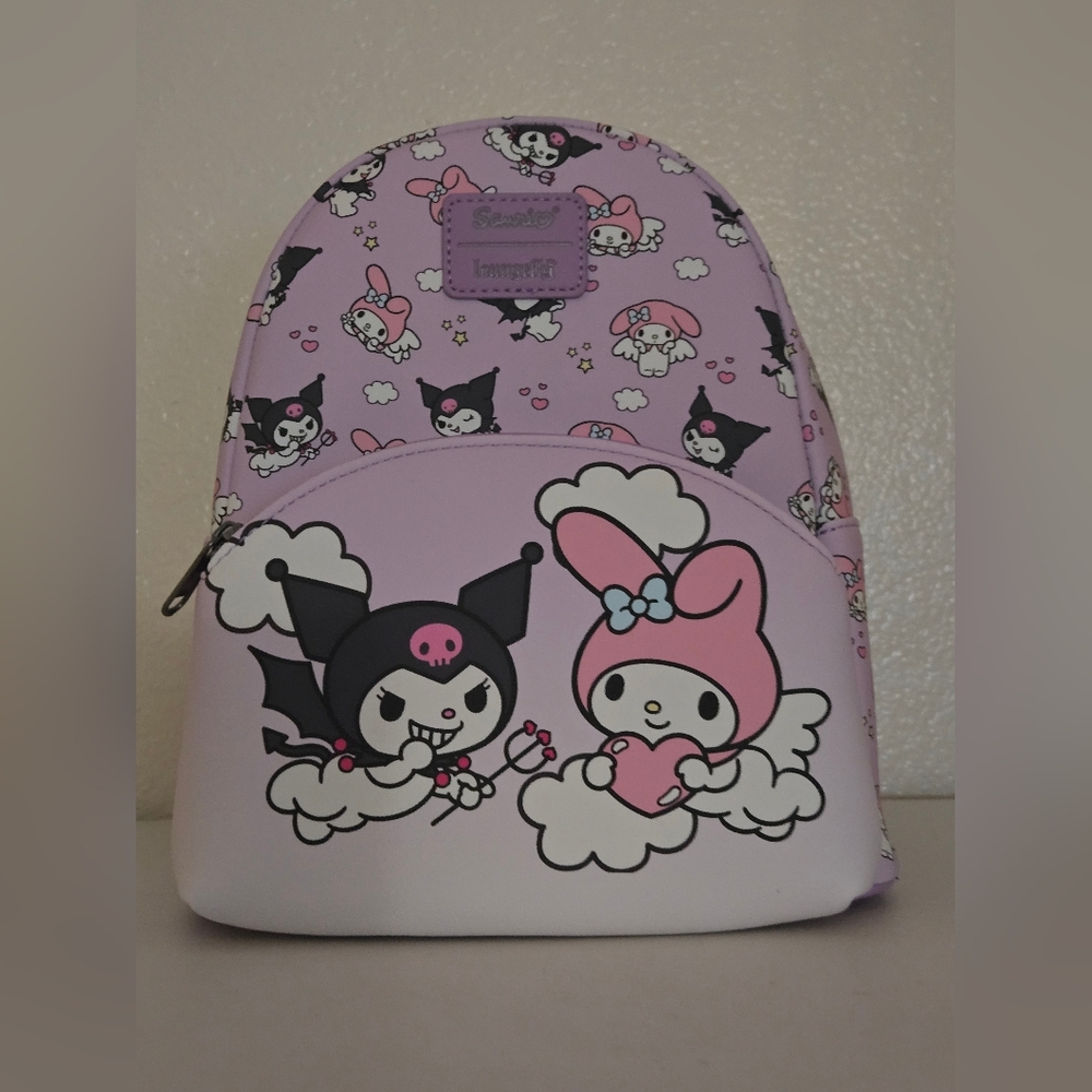 Loungefly x Sanrio Kuromi & My Melody Cloud Dream Mini Backpack – Brand New